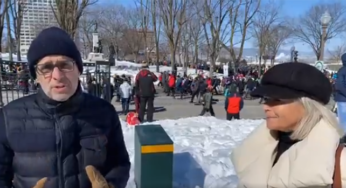 Manifestation pour la reprise du sport : Entrevue exclusive avec le candidat à la chefferie du PCQ Éric Duhaime