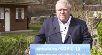 Doug Ford s’excuse pour ses mesures de confinement controversées