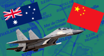 Un avion de chasse chinois intercepte dangereusement un avion de surveillance australien en Mer de Chine Méridionale