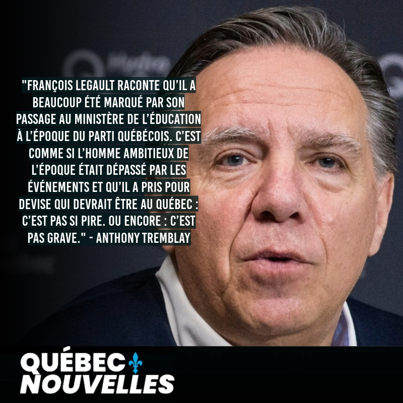 François Legault est-il encore plus dangereux pour le Québec que ne l’était Philippe Couillard?