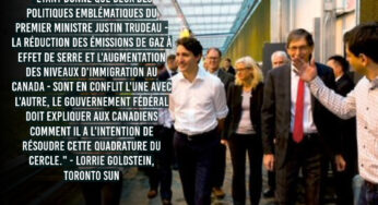 Justin Trudeau doit expliquer comment le Canada peut taxer les contribuables pour le carbone tout en accueillant toujours plus d’immigrants