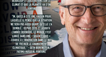 Bill Gates affirme qu’il y a beaucoup d’exagérations sur le climat et que la planète va s’en sortir