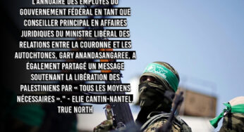 Un conseiller principal d’un ministre libéral a partagé un message Instagram approuvant la « violence révolutionnaire » palestinienne