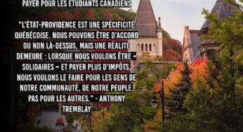 Pas aux contribuables québécois de payer pour les étudiants canadiens