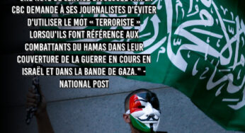 Dans une note interne, CBC demande à ses journalistes d’éviter de qualifier les combattants du Hamas de terroristes