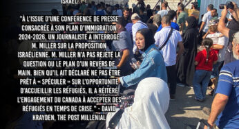 Le Canada souhaite-t-il accueillir 500 000 réfugiés de Gaza? C’est possible selon des discussions entre Ottawa et Israël