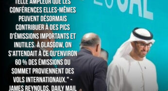La COP : un des événement les plus polluants sur terre, visant à réduire nos libertés individuelles au nom du climat