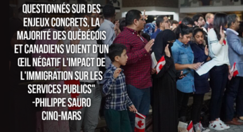 Une majorité écrasante de Québécois et de Canadiens critiques de l’immigration