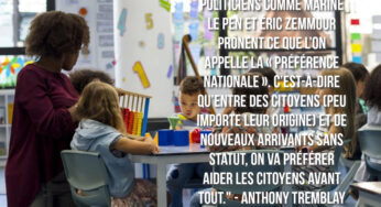 Legault a-t-il ouvert le débat très français sur la « préférence nationale »?