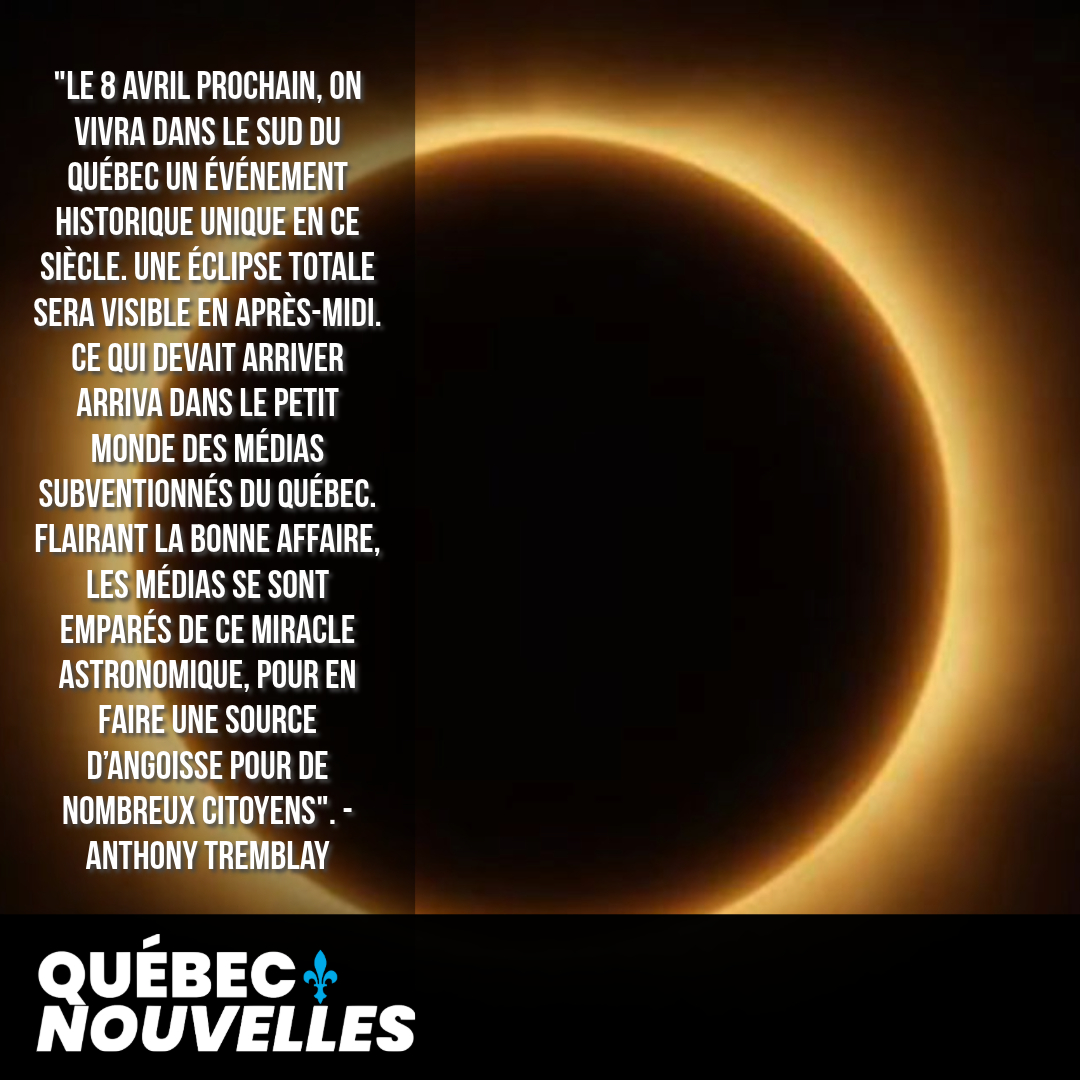 Les médias sont-ils responsables de la panique concernant l’éclipse solaire sur le Québec ?