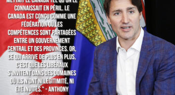 Malgré ce qu’en pense Justin Trudeau : les compétences partagées, c’est important!