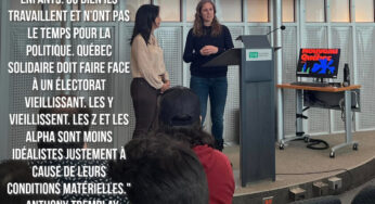 Québec Solidaire : toujours le parti de la jeunesse?