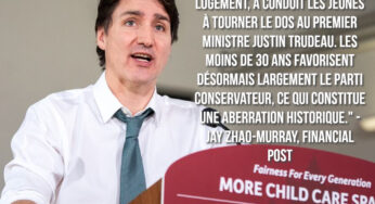 Trudeau en difficulté à cause de la morosité des jeunes face à un avenir incertain