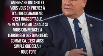 « Vous amenez vos problèmes de partout dans le monde » – Doug Ford pourfend l’antisémitisme de certains immigrants