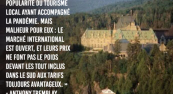 Saison touristique 2024 : les Québécois en ont marre des prix élevés, et ils vont voir ailleurs s’ils ont les moyens de prendre des vacances