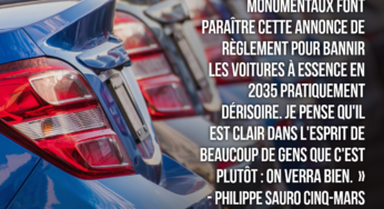 Interdiction de vente de voitures à essence en 2035 : le voir pour y croire