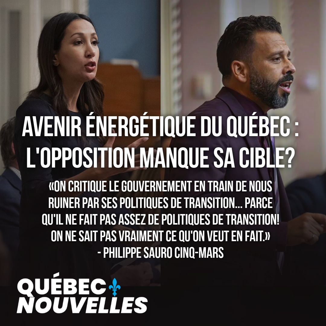 Face aux enjeux énergétiques, les politiciens québécois sont complètement confus