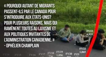 Explosion du nombre de passages illégaux vers les USA en provenance du Québec