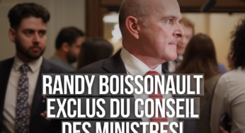 DERNIÈRE HEURE : Randy Boissonault exclus du Conseil des ministres!