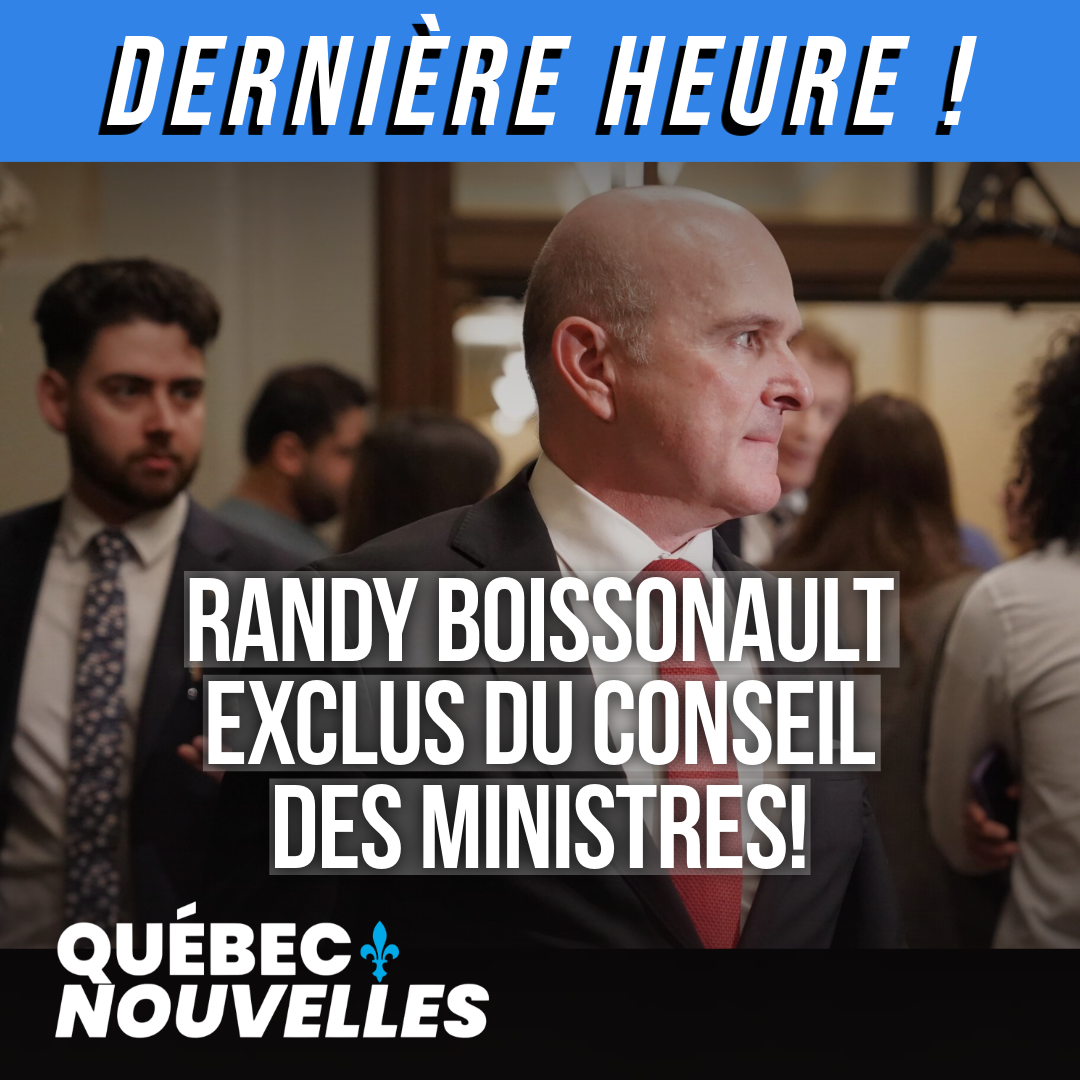 DERNIÈRE HEURE : Randy Boissonault exclus du Conseil des ministres!