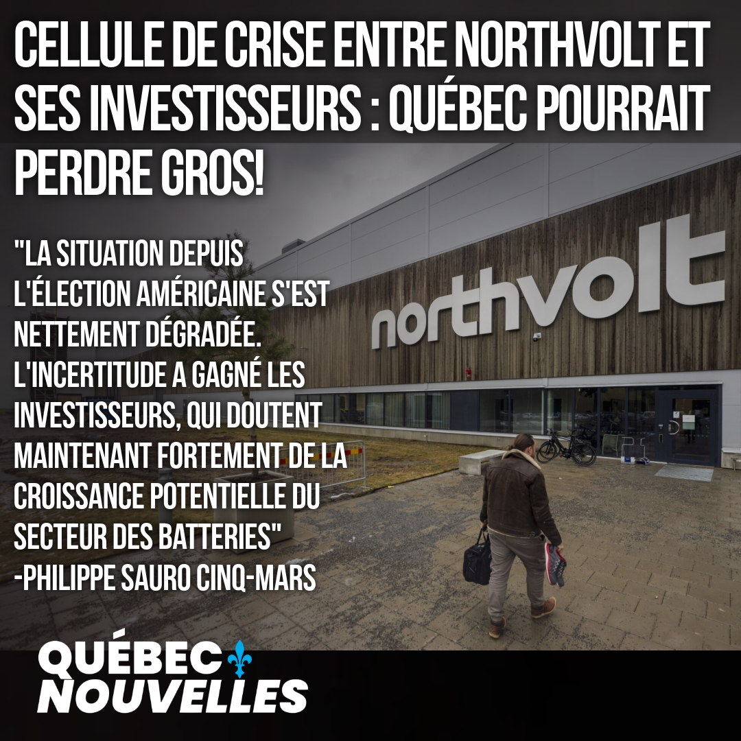 Cellule de crise chez Northvolt