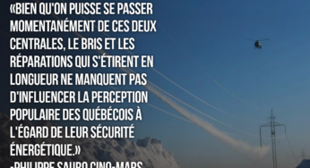 Deux barrages hors fonction depuis 3 semaines!