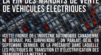 Front commun de l’industrie automobile pour demander la fin des mandats de vente de véhicules électriques