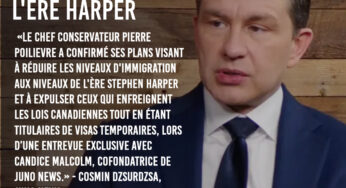 Poilievre propose de plafonner l’immigration aux niveaux de l’ère Harper et de procéder à des expulsions pour les contrevenants