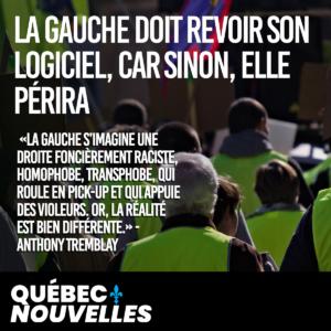 La gauche doit revoir son logiciel, car sinon, elle périra