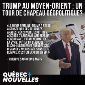 Trump au Moyen-Orient : un tour de chapeau géopolitique?